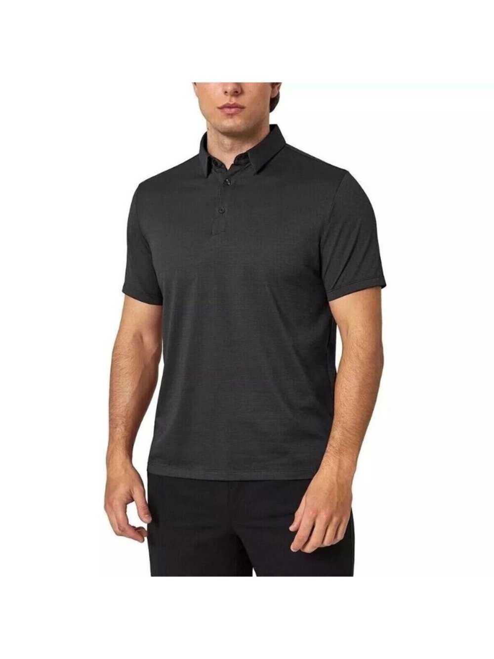 Modern Ambition Men's XL Dark Gray Polo Shirt  Polyester Blend i1888